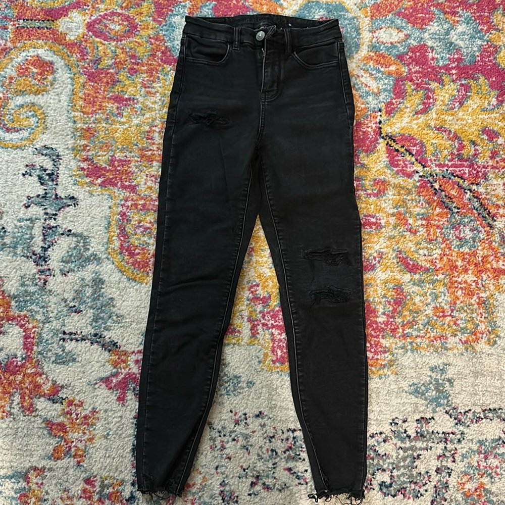 American Eagle Black Skinny Jeans